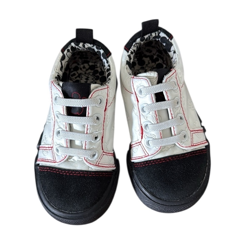 Ground Up Disney Mickey Mouse Kid's Lace Up Low Top Sneakers Size 7‎